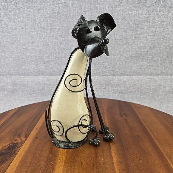 Unbranded Other - Black Dog Metal And porcelain body With‎ Bobbing Head Action